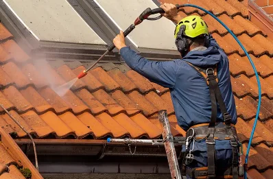 Démoussage et hydrofuge de toiture à Villapourçon